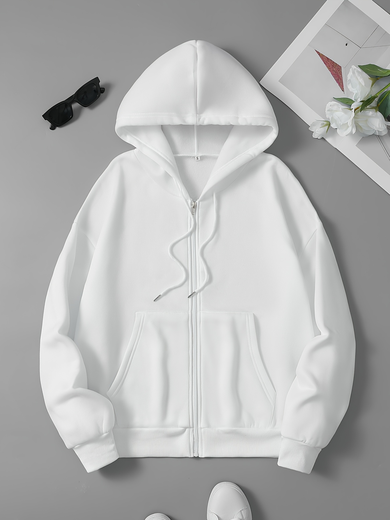 【新品未開封】FLUFFY ZIP HOOD SET UP / WH O1CN01LmKE5v1CJzBZPaMmF__39600