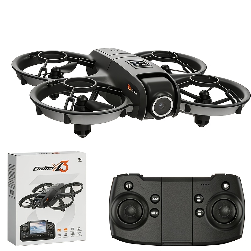 TEMU 2026 New Professional Rc Drone With 2 Batteries | Dual Camera Double Folding Rc Height Hold Remote Control, Holiday Gift For Indoor And Outdoor,