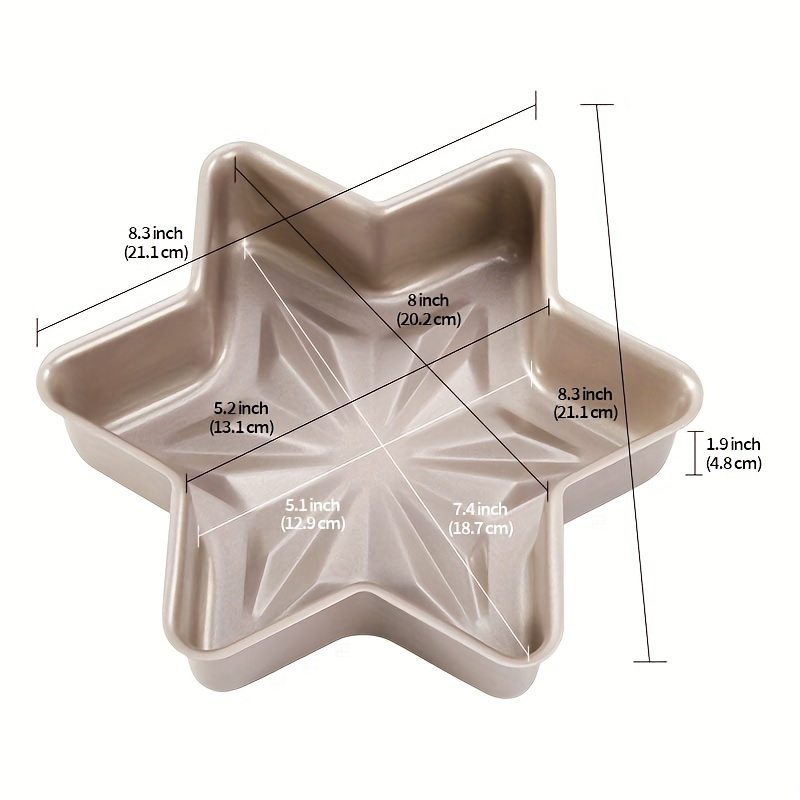 Star Shaped Cake Pan Christmas Cake Mould Baking Hexagram - Temu