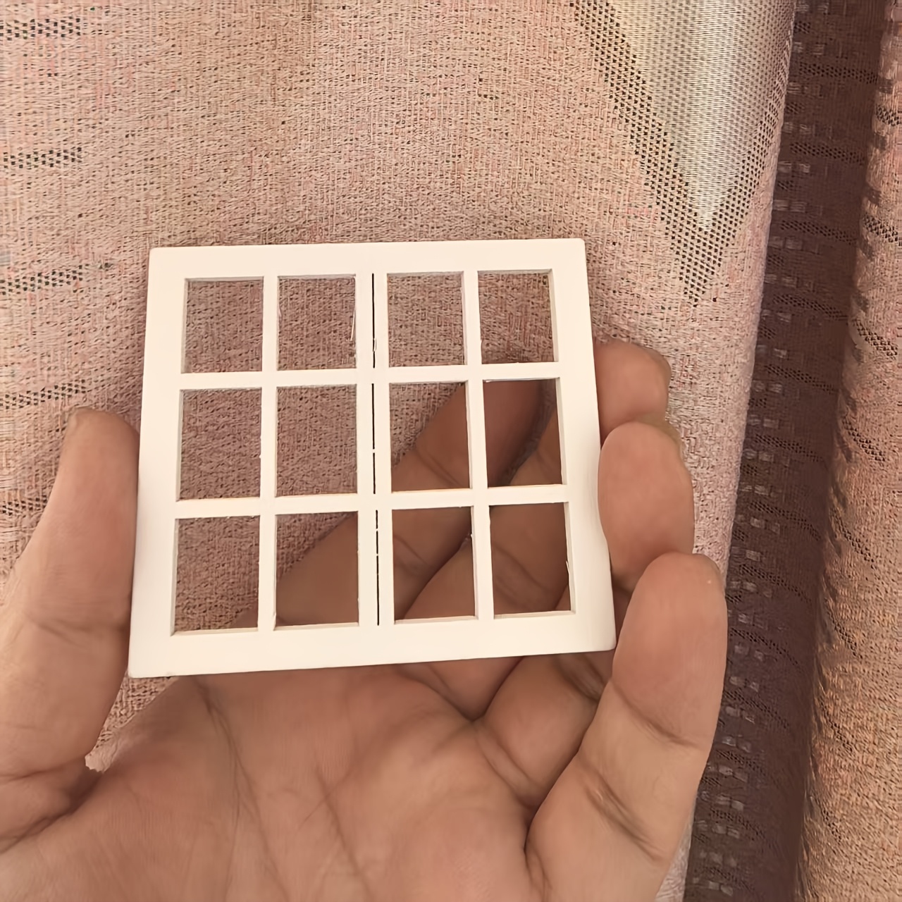 Image of 1pc Dollhouse 1:12 Scale Mini White Doors And Windows Perfect For Doll House Fairy House Decoration No Electricity Required Holiday Gift