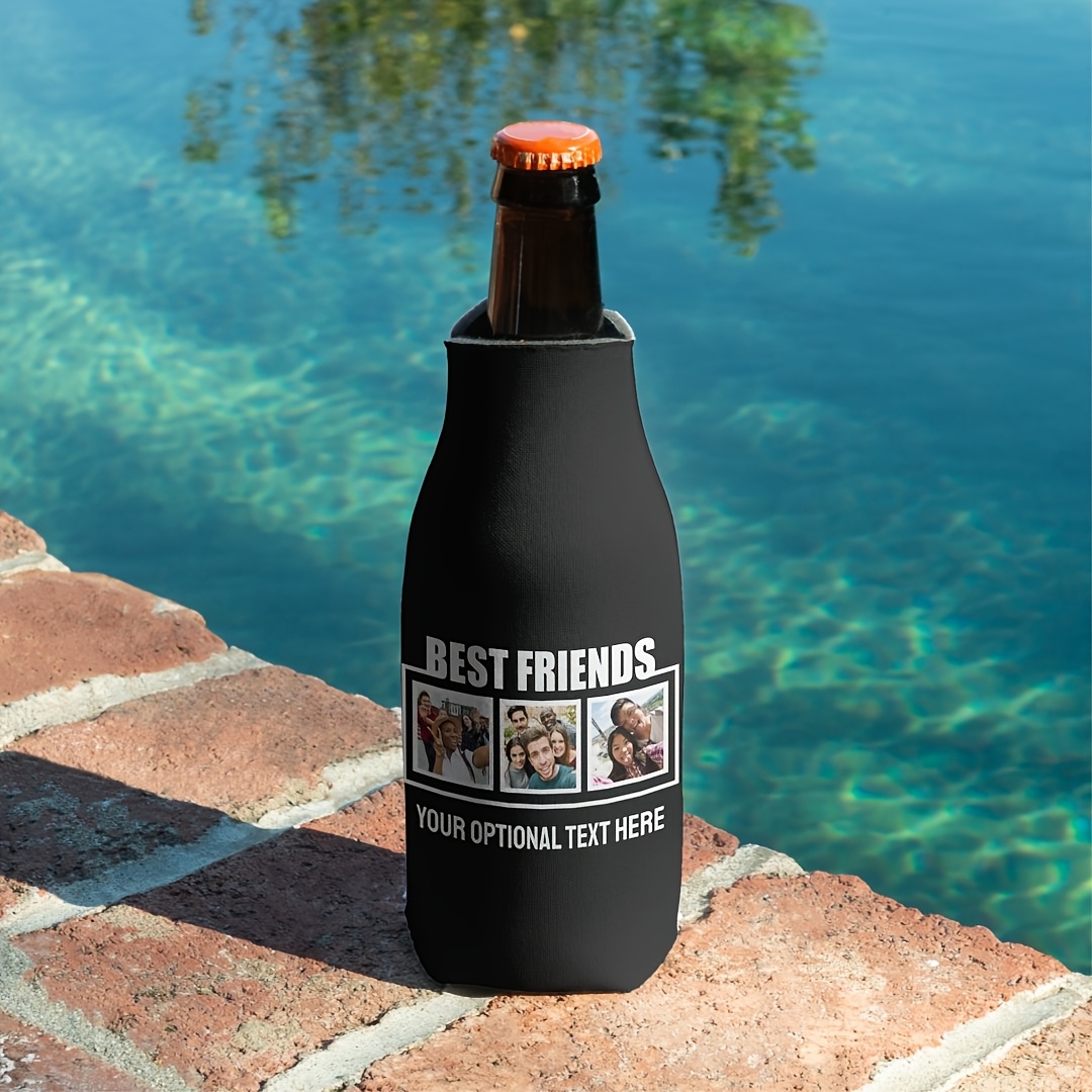 5 unidades de nevera de botella personalizada con fotos, texto y color de mejores: retailer-supplied image