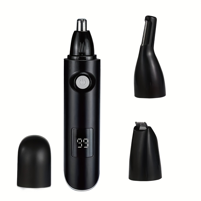 Feiyba Usb Rechargeable Ear And Nose Hair Trimmer, 500mah Lithium Battery Powered Tool, Facial Hair Removal For Men And Women, Electric Eyebrow Trimmer, Unisex, Multifunctional Set