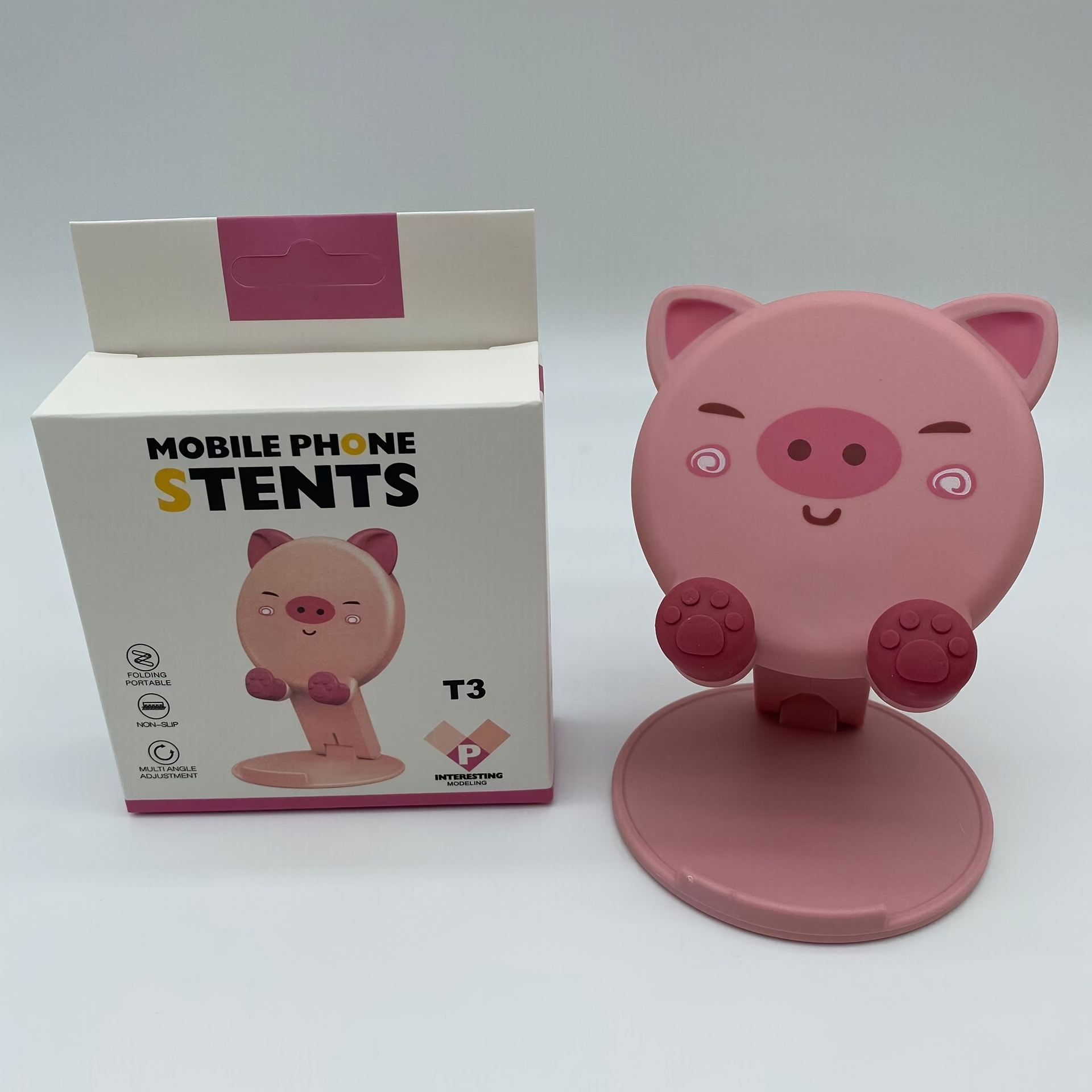 Adorable Pig Phone Desktop Stand