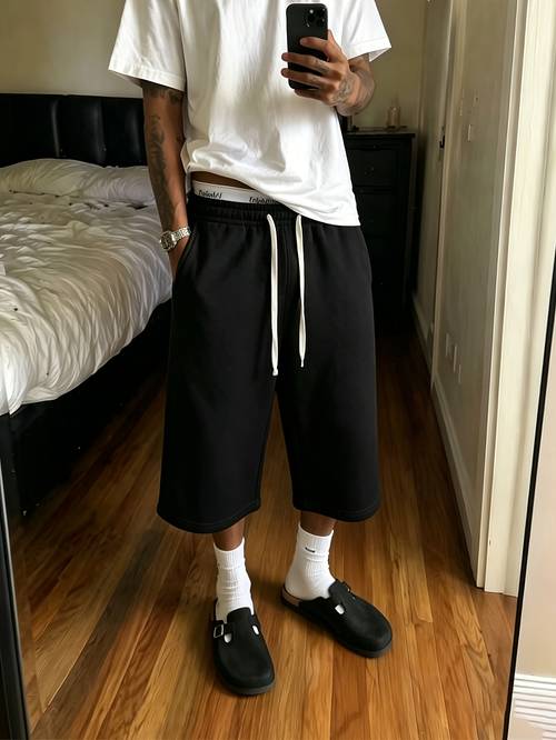 pantalones cortos de con cordón para hombre | pantalones capri es para deporte y uso casual | ropa casual de uso | s y cómodos