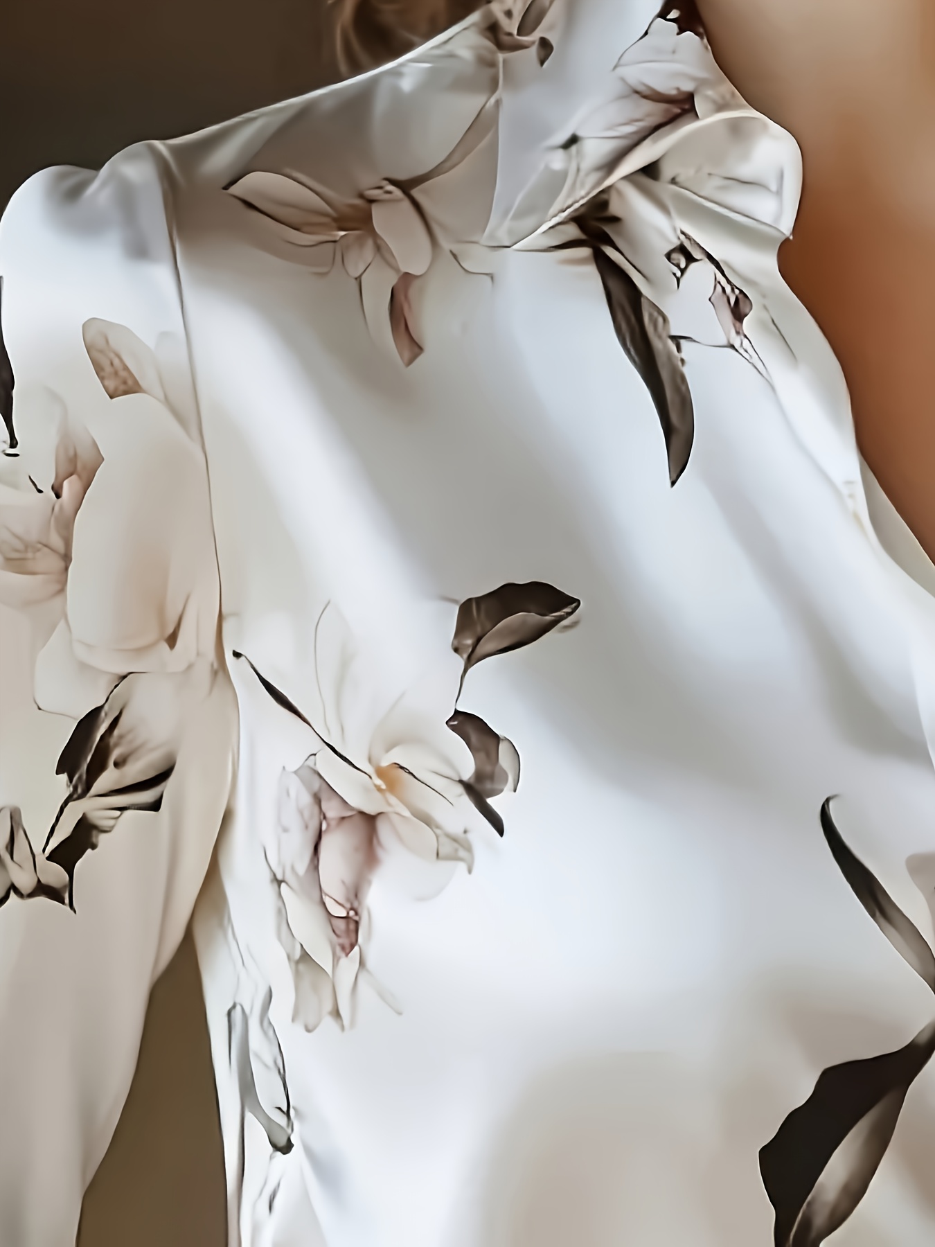 elegant special edition womens printed long sleeve shirt details 3