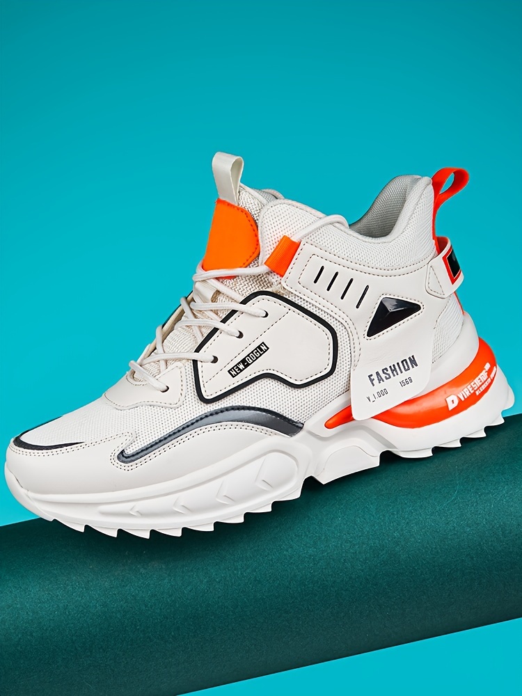 Zapatillas Chunky de Moda para Hombre - Duraderas y Absorbentes de Impactos - Cómodas con Diseño Antideslizante y Cordones para Aventuras al Aire Libre - Ideales para el Uso Diario de los Hombres
