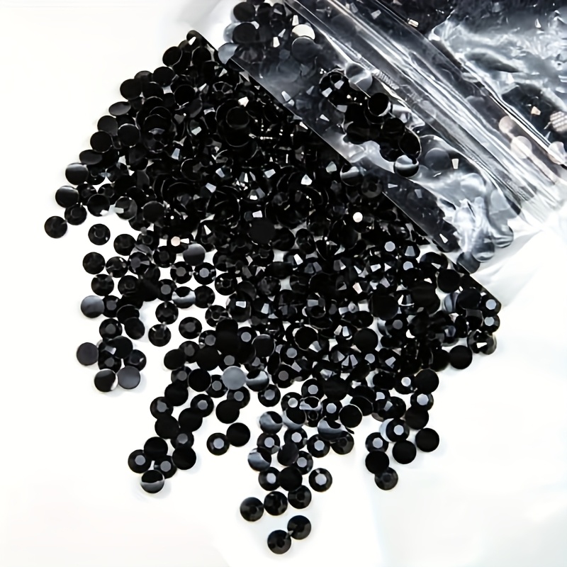 Resin Rhinestones, Round Flat Resin Diamonds, For Decoration Of Clothes, Shoes, Bags, Cups, Phone Cases, Crafts (1500pcs 3mm)