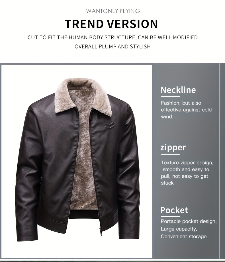 Chaqueta Bomber Sijidou OBM para Hombre con Cuello de Piel - Abrigo Casual Invierno , Forro y Capa de Poliéster, Bolsillos con Cremallera, Ajuste Regular para Estilo Urbano y Uso Diario