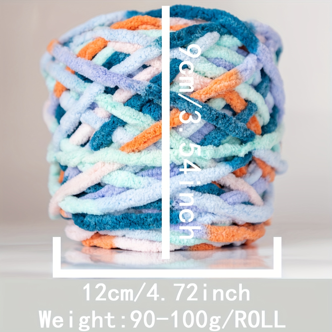 weiche baumwolle hand gefärbte dicke wolle 100g/1 ball Temu Germany