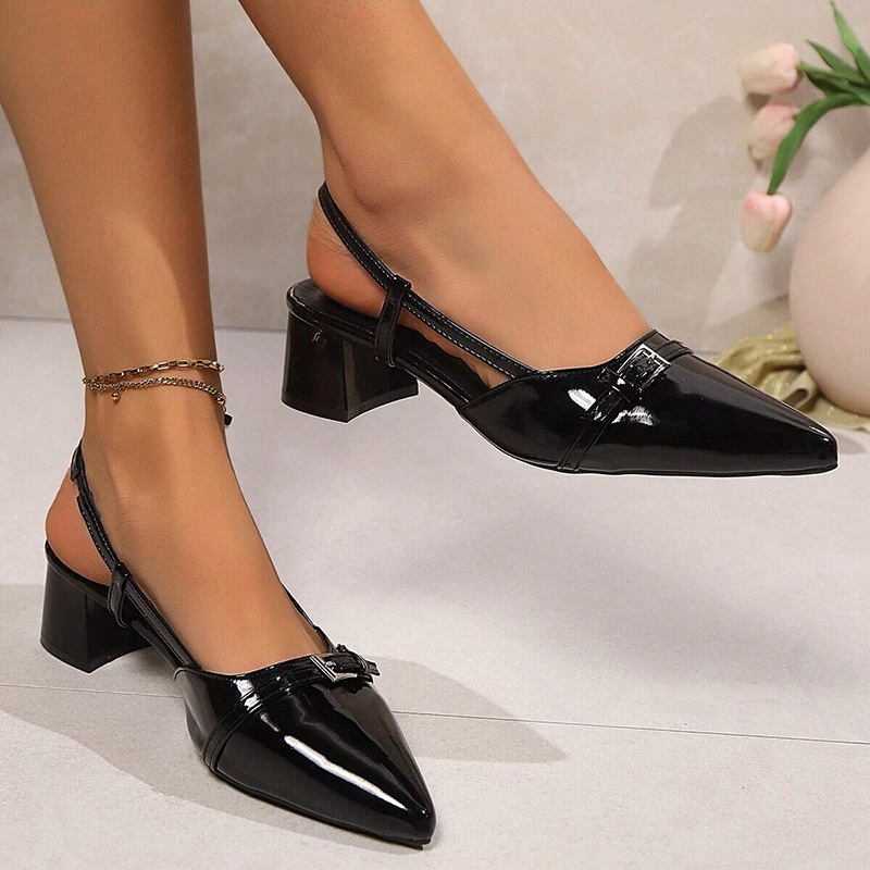 stylish versatile women's high heel sandals summer Temu Mauritius