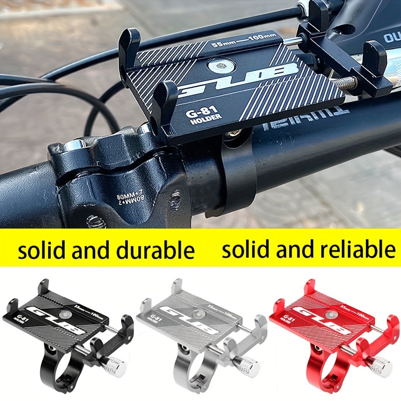 

Mountain Bike Aluminum Alloy Mobile Phone Holder G81 Riding 3.5-6.2 Inch Mobile Phone