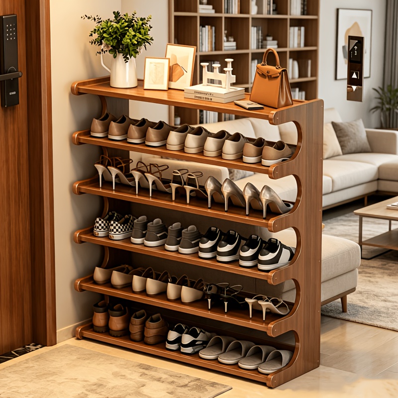 Multi-Tier Shoe Rack for Home & Entryway, Dustproof Storage Organizer