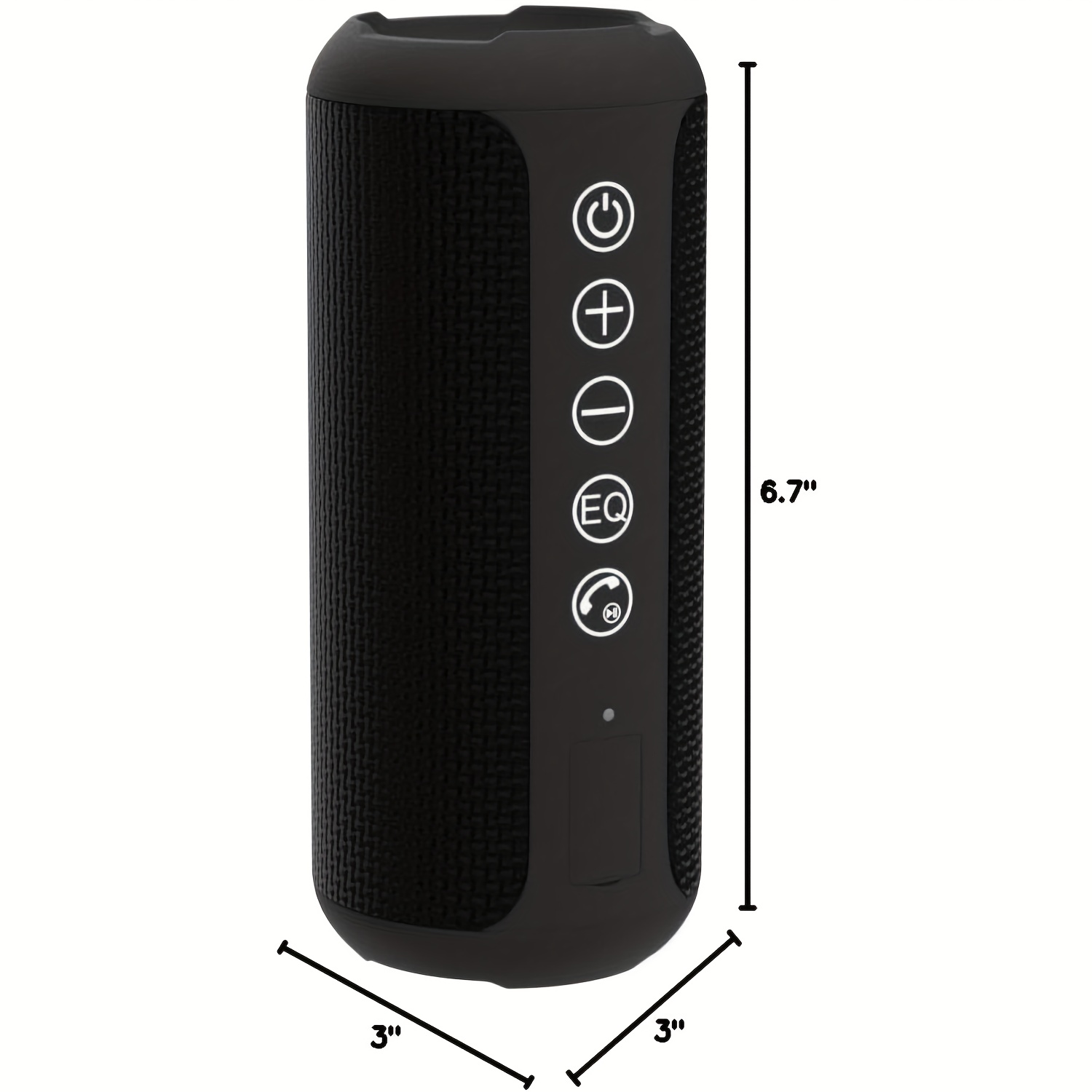 Enceinte Portable, 24W Son Puissant avec Basses Profondes, Barre de Son 5.3 avec Lumières LED et Subwoofer, 30 Heures d'Autonomie, Idéale pour Maison, Extérieur, Fête, Plage, Cadeau d'Anniversaire