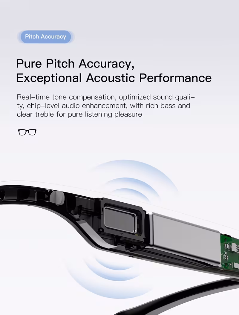 ai smart 1080p hd video recording glasses ai assistant real time translation record audio smart glasses with color changing lenses for travel sports outdoor use valentines day gift Product details 4