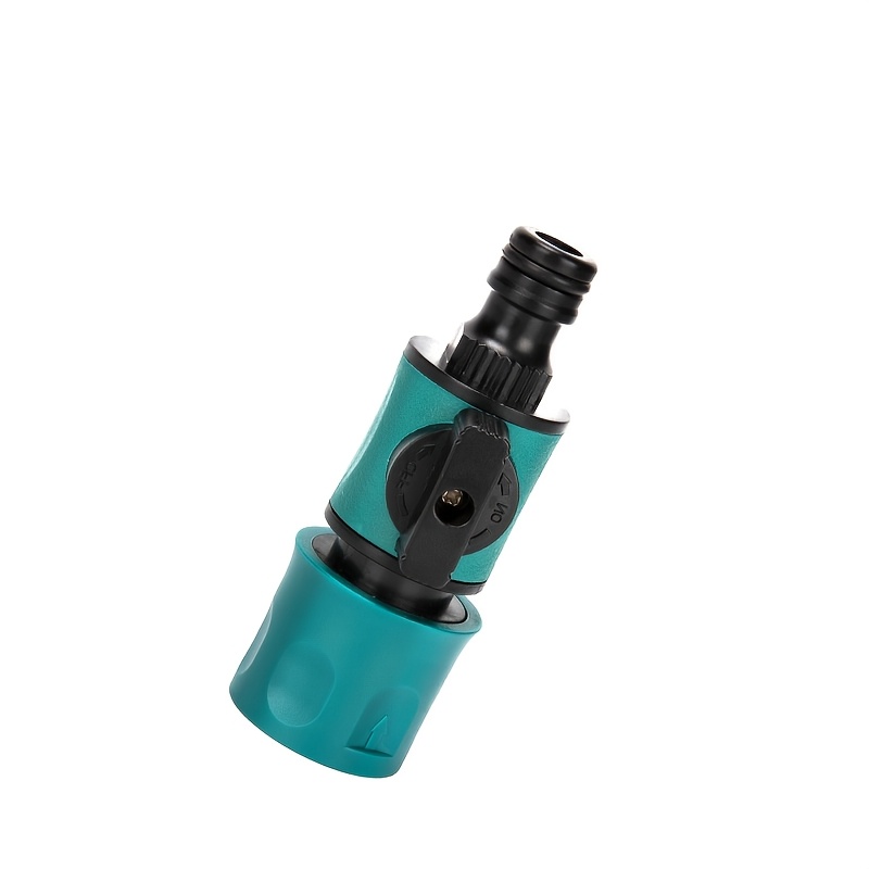 Universal Quick Connect Garden Hose Valve, Plastic Shut-off Adapter, With Control For Watering And Irrigation Systems