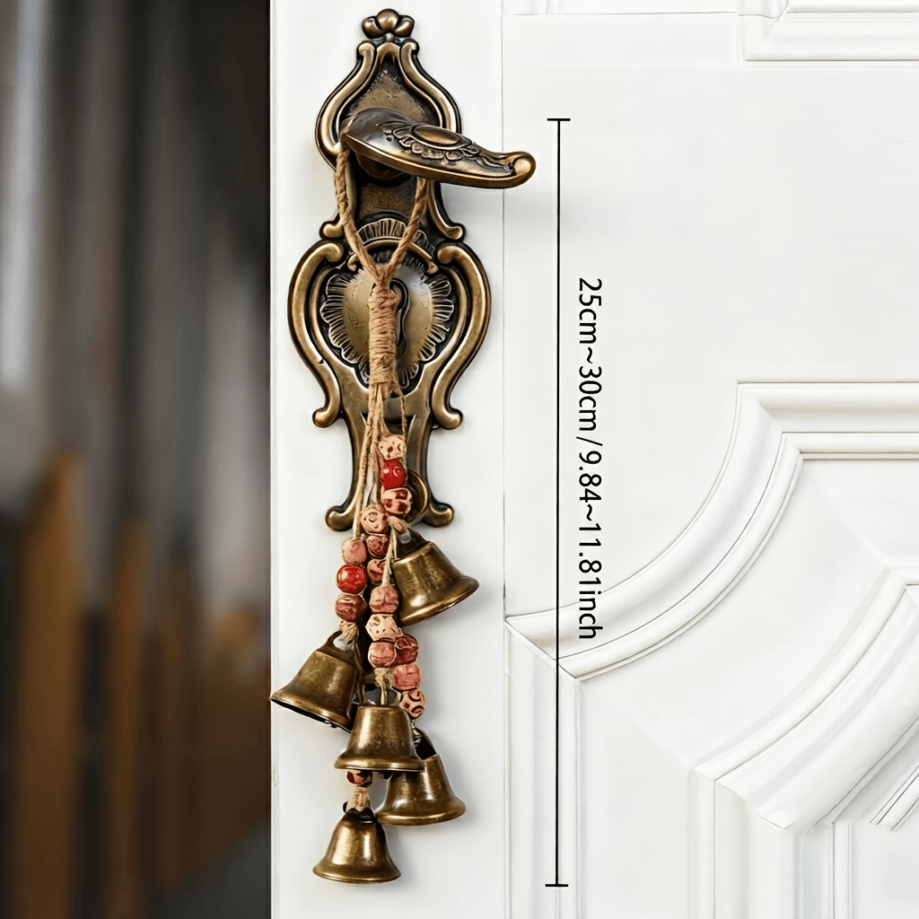 TEMU di Protezione , Gancio per Maniglione, Celta per Porta, 6 Pezzi in Ottone Decorazioni Stregoneria, Talismani di Protezione, Decorazioni Wicca,