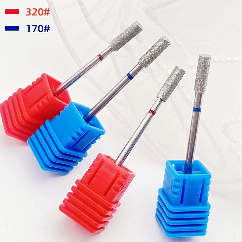 2pcs Large Barrel Nail Drill Bit Set for Nail Machine Files