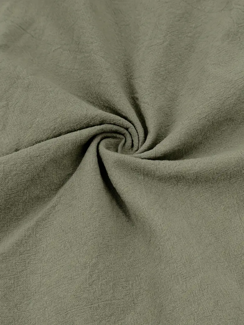 mens elegant linen v neck long sleeve t shirt with cross strap detail breathable regular fit for casual outdoor evening wear spring summer fall versatile top casual wear tee tshirt linen fabric t shirts Product details 10