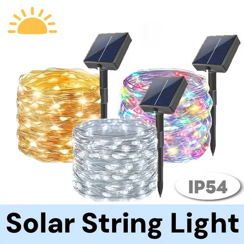 lumini cu fir de cupru moale solar, alimentate cu baterie cu , alb cald/color, pot fi decorate diy în formă, potrivite pentru scenei în curți. o lumină decorativă de atmosferă de crăciun pentru exterior, cu 8 de iluminat la alegere. clasament ip54.