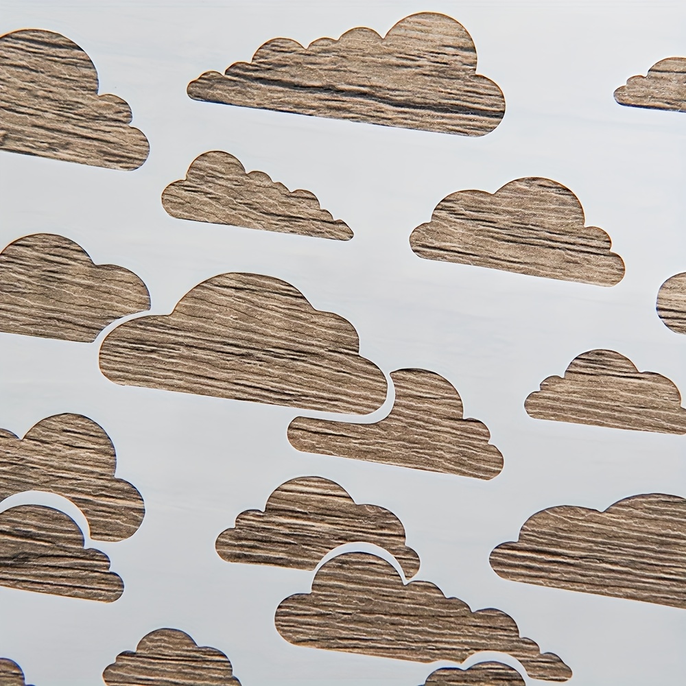 Reusable Cloud Stencil for DIY Craft Projects