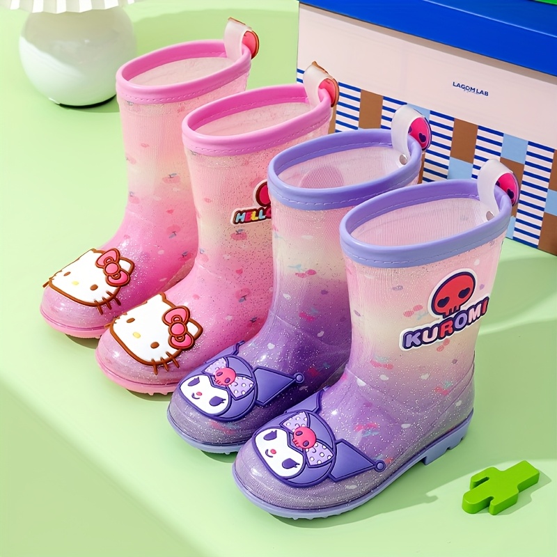 Zapatos Cómodos Calzado Para Lluvia En Verano Botas Lluvia Kitty
