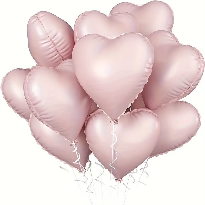 

14pcs Heart Foil Balloons For Birthdays, Jungle Parties, Valentine's Day, Weddings, Anniversaries - Celebration