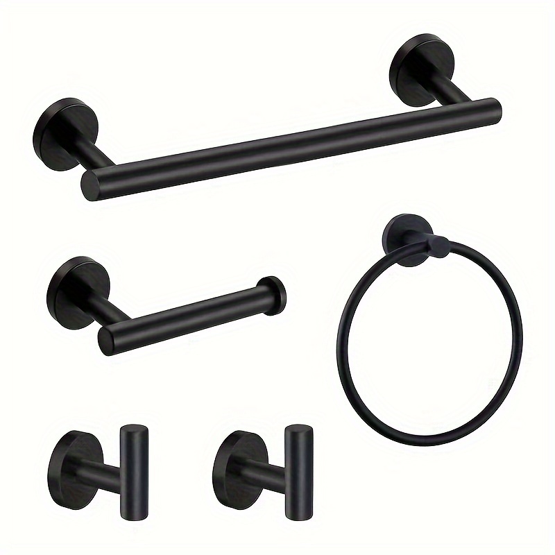 1/5pz Set Accessori Bagno Comprensivo Porta Asciugamani A - Temu Italy