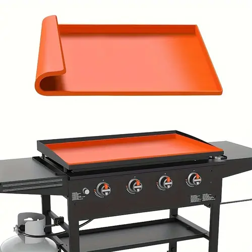 home grilling heavy duty 36 blackstone griddle cover mat food grade silicone full reusable durable rust insects leaves barrier silicone grill mat protector