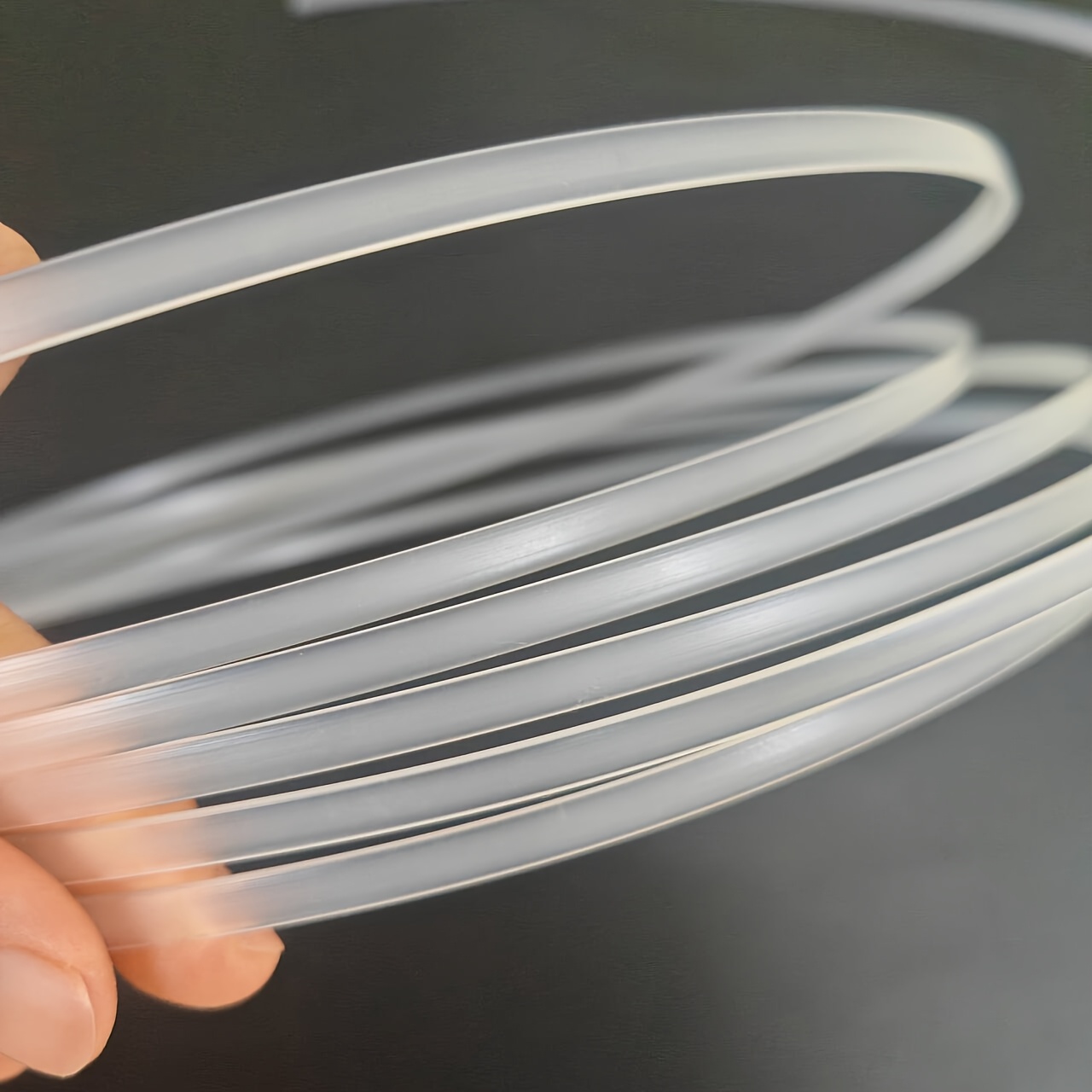 TEMU 5 Yards de Boning de Stabilisation, Plastique de Couture Transparent d'Oste, Adapté aux Robes de Mariée, Robes, Tenues de Spectacle, Matériaux