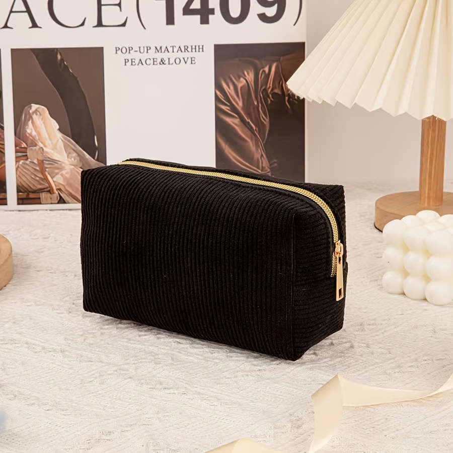TEMU Travel Accessories Suitable For Trips, Featuring A New Style Of Large Opening Storage Bag, A Fashionable Makeup Pouch For Women, And A Spacious Toiletry Bag For School Supplies.