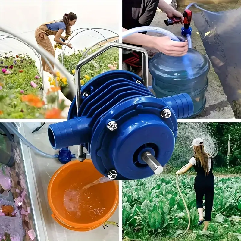 1pc heavy duty metal self priming hand electric drill water pump high pressure centrifugal pump for home garden and boat use extra drill not included details 2