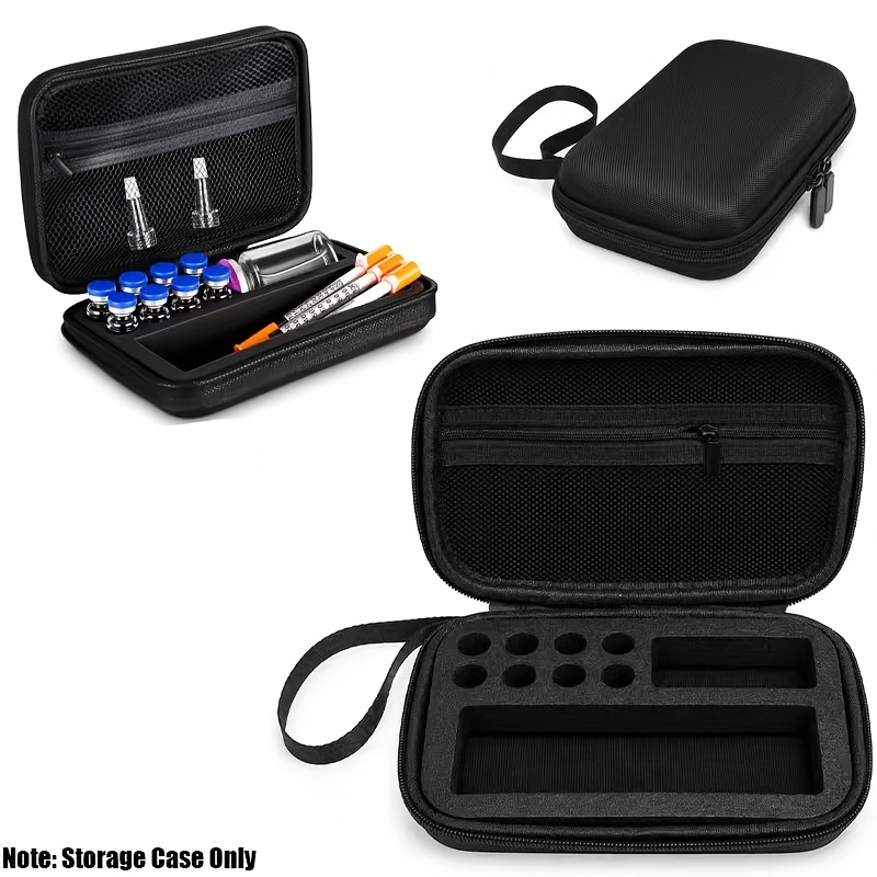 TEMU Convient pour boîte de stockage d' de 1 ml à 3 ml, peut contenir des seringues d', peut contenir 8 seringues d' de 3 ml, sac à main d'extérieur