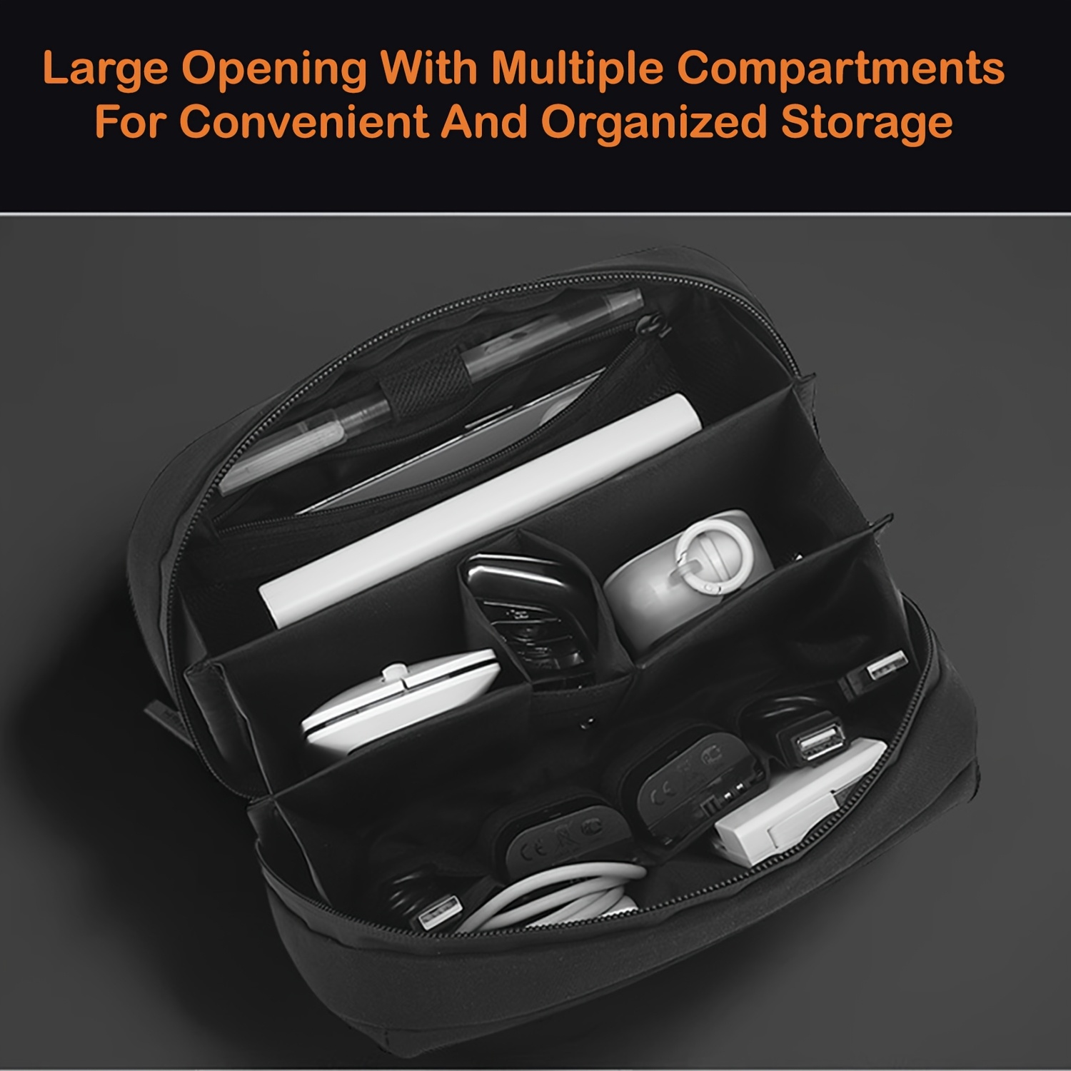 Packing Organizing Data Cable Storage Tech Pouch Organizer