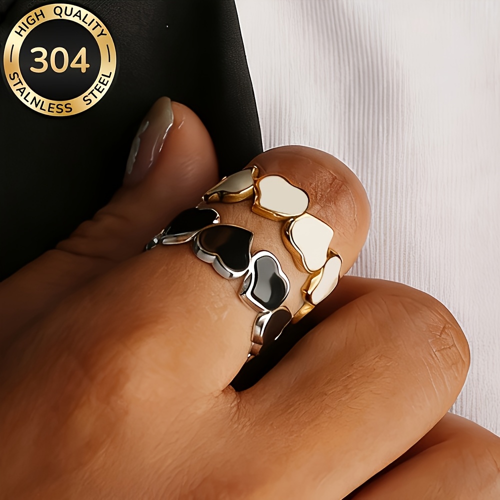 Women's High-Quality Hypoallergenic Golden Open Ring, Elegant