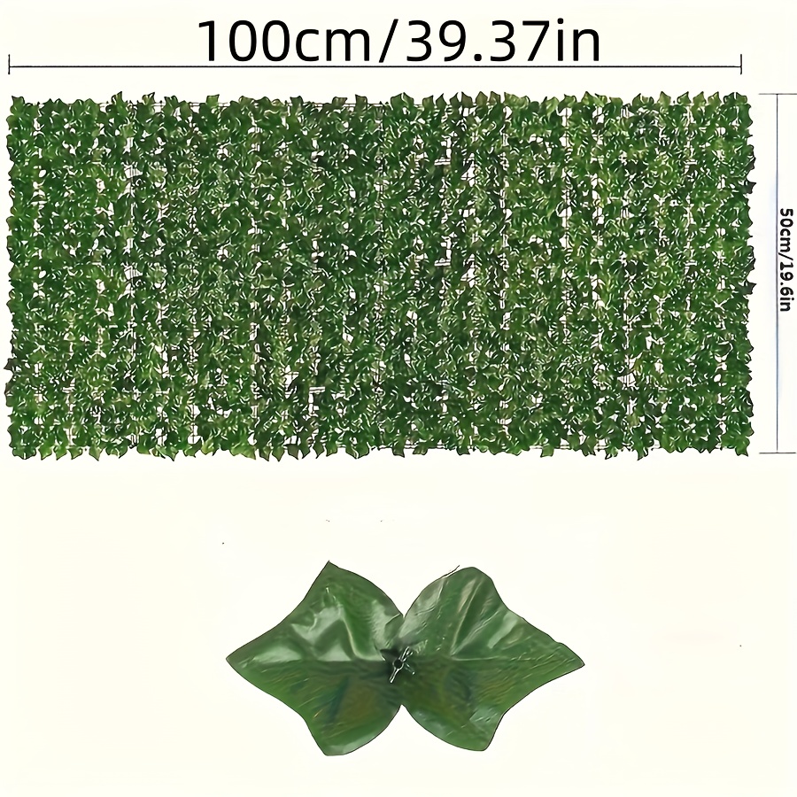 1 Roll Artificial Ivy Privacy Screen - Faux Greenery Wall Panel for Outdoor Garden, Home & Room Decor | Perfect for Christmas & Aesthetic Spaces, for Spring