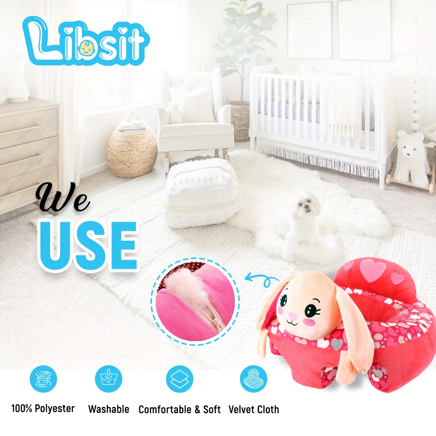   sofa chair floor seat     up floor seat   learn sitting support seats for     portable plush cute seat cushion   sit up pillow for   details 2