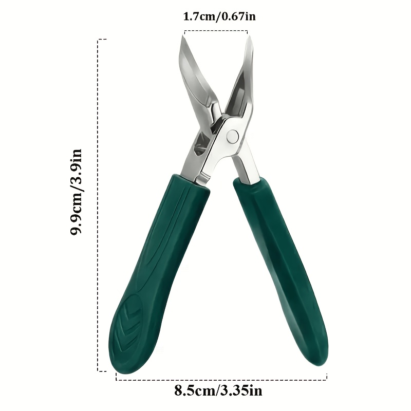 Heavy-Duty Stainless Steel Trimmer for Thick and Ingrown Nails