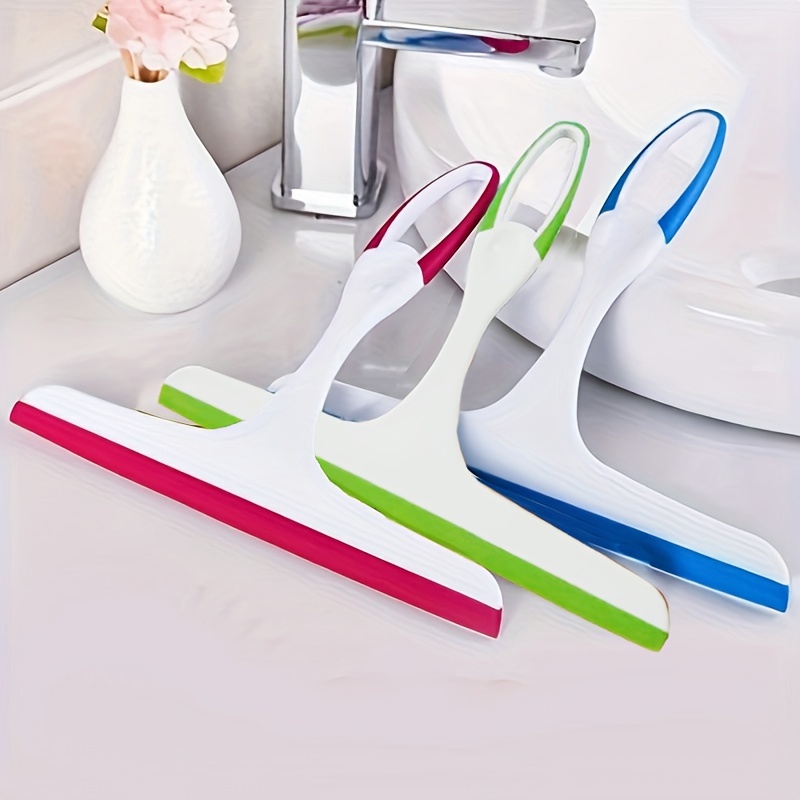 

Soft Rubber Window Squeegee Set: 1, 2, 4, 6pcs - Bathroom, Kitchen, And Toilet Cleaning