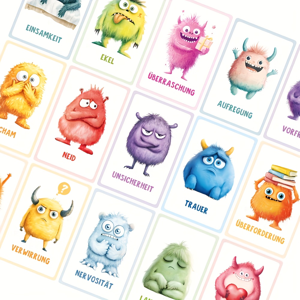 Emotionskarten Für Kinder - 32 Karten Zum Gefühle Lernen & Verstehen