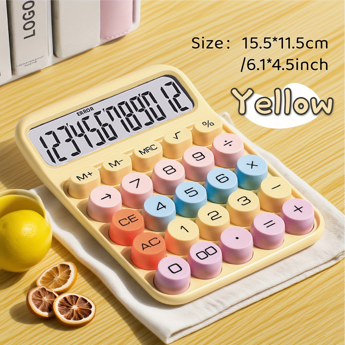 TEMU Annual Bestseller! 12-digit Large Screen Calculator | 0.3-second Quick | European & American , Office Equipment, Modern Calculator, Durable