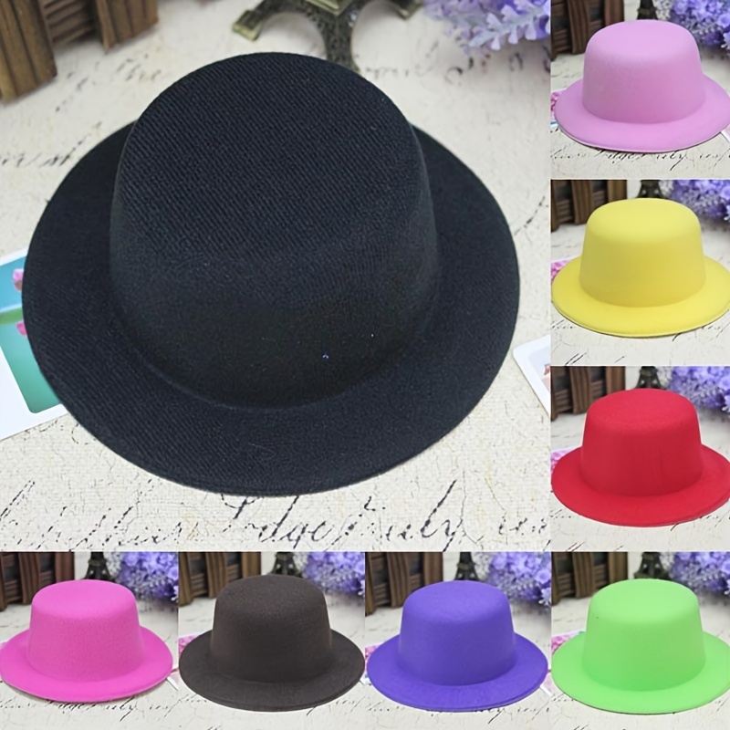 

chic Topper" 1pc Mini Formal Hat For Diy Crafts - Perfect For Hair Accessories, Pet Costumes & More - Ideal For Crafters 14+
