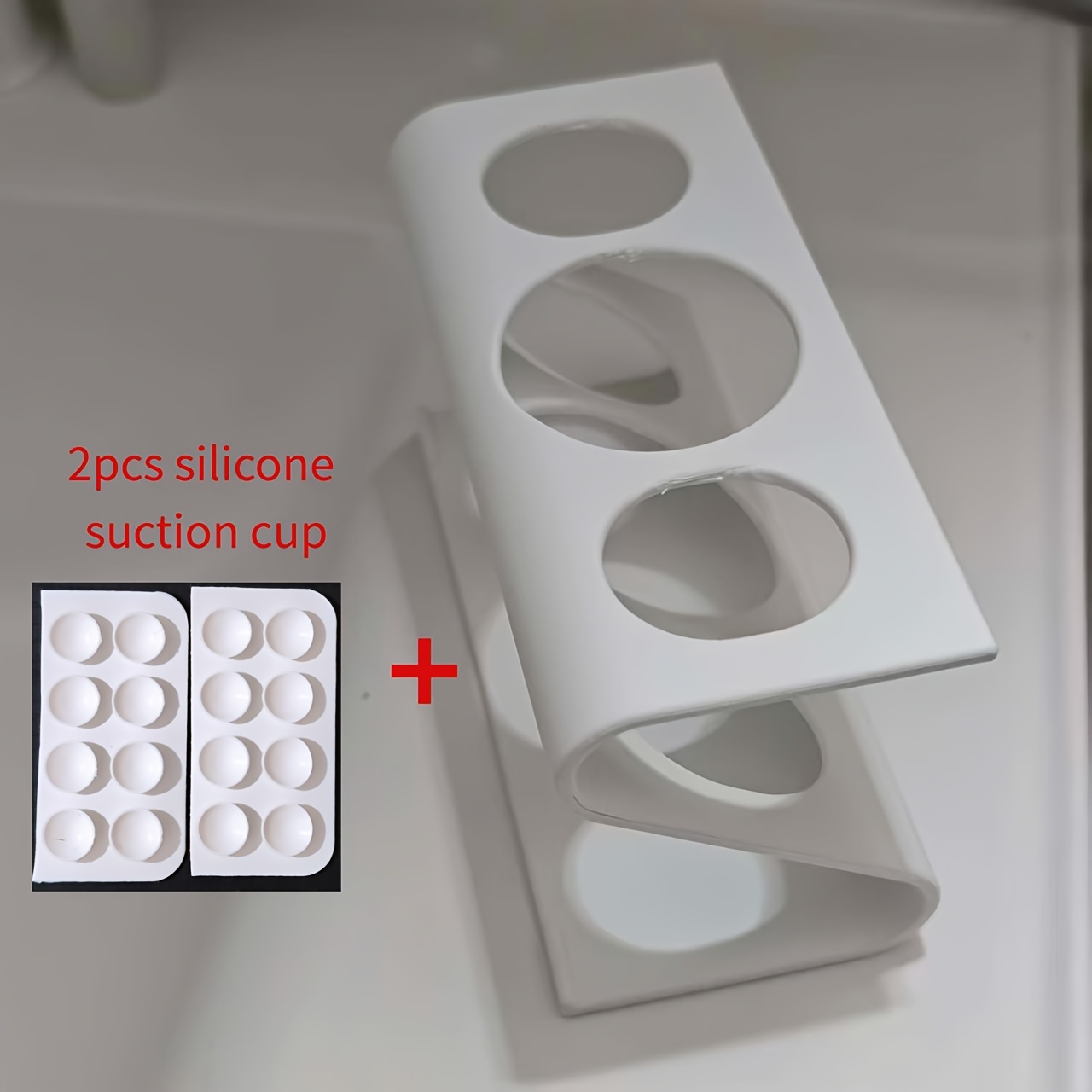 Electric Toothbrush And Toothpaste Holder With 3 Storage Slots, Bathroom Organizer, Sink Caddy, Razor Storage Rack