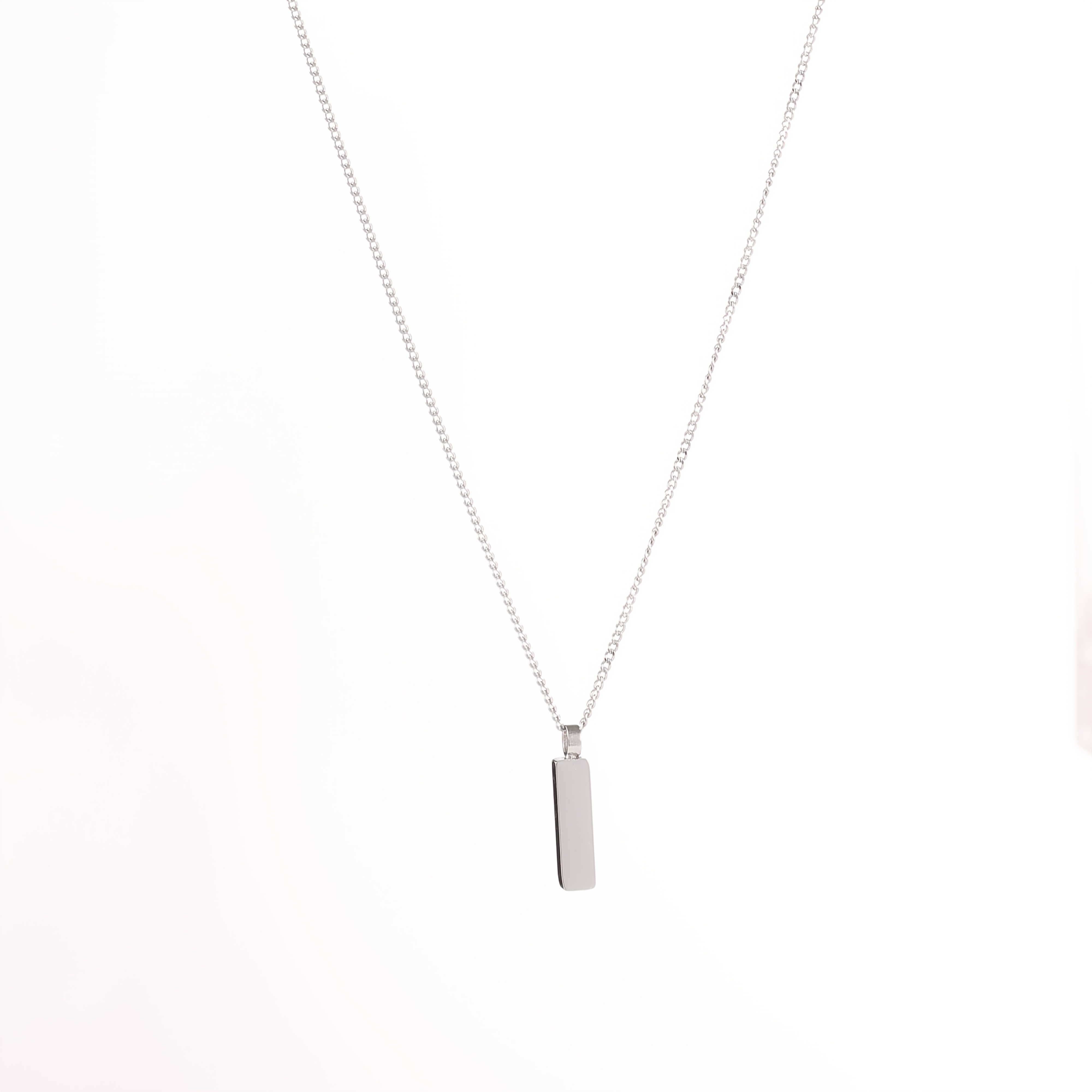 1pc New European And Bohemian Style Cuban Chain, Men' And Unique Cool Minimalist Light Luxury Collarbone Necklace