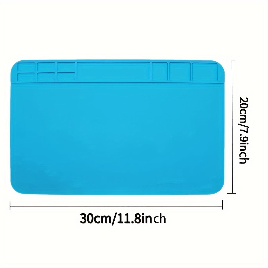 TEMU 2pcs/1pc Silicone Mat Repair Mat, Silicone With Screw Position For , Cellphone Electronics Repair, 11.8 X 7.9”/ 30 X 20cm