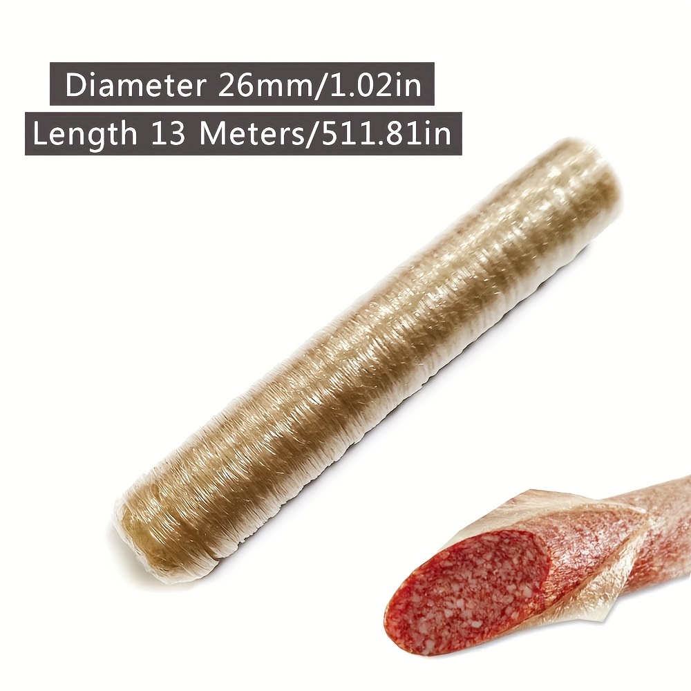 Image of Sausage Tool Set For Sausage Bbq Season Sausage Filling Tool Set Sausage Machine Bbq Season Length 13 Meters Diameter 26mm Cellulose Casing Cellulose Casing Smok With Good Toughness And Edible
