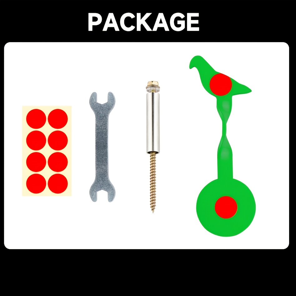 Portable Rotating Target with Animal Pattern for Shooting Practice