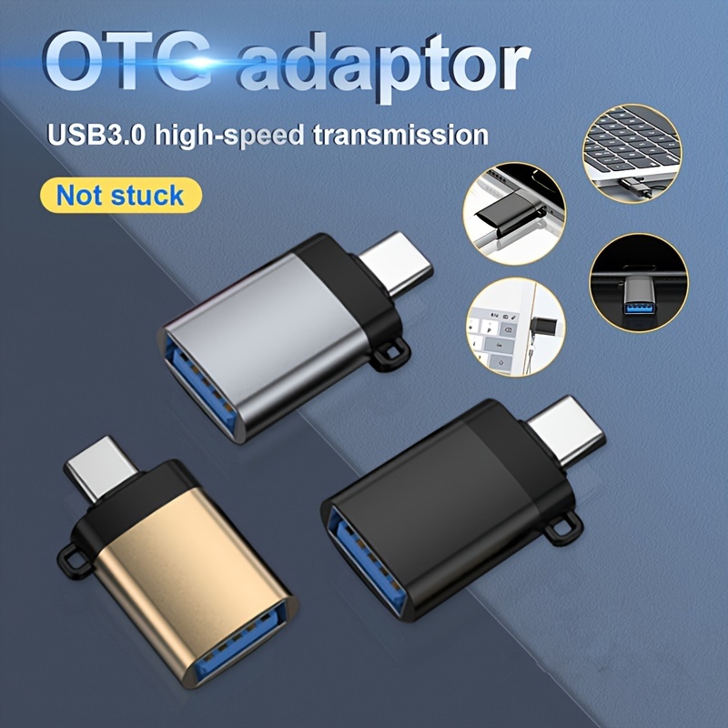 2pcs 3pcs usb c to usb adapter 3 pack usb 3 0 otg adapter compatible with macbook pro chromebook pixelbook microsoft surface go samsung galaxys8s9s10s20s21s22 ultra plus note 9 10 20