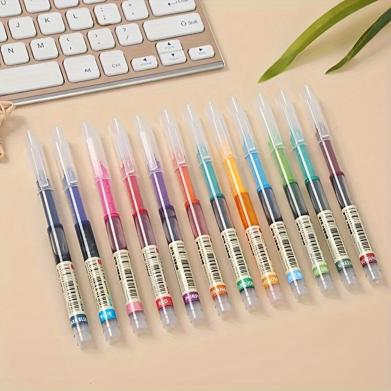 

12pcs - Set - 0.5mm , Ink , , , For , , Journaling, And Use