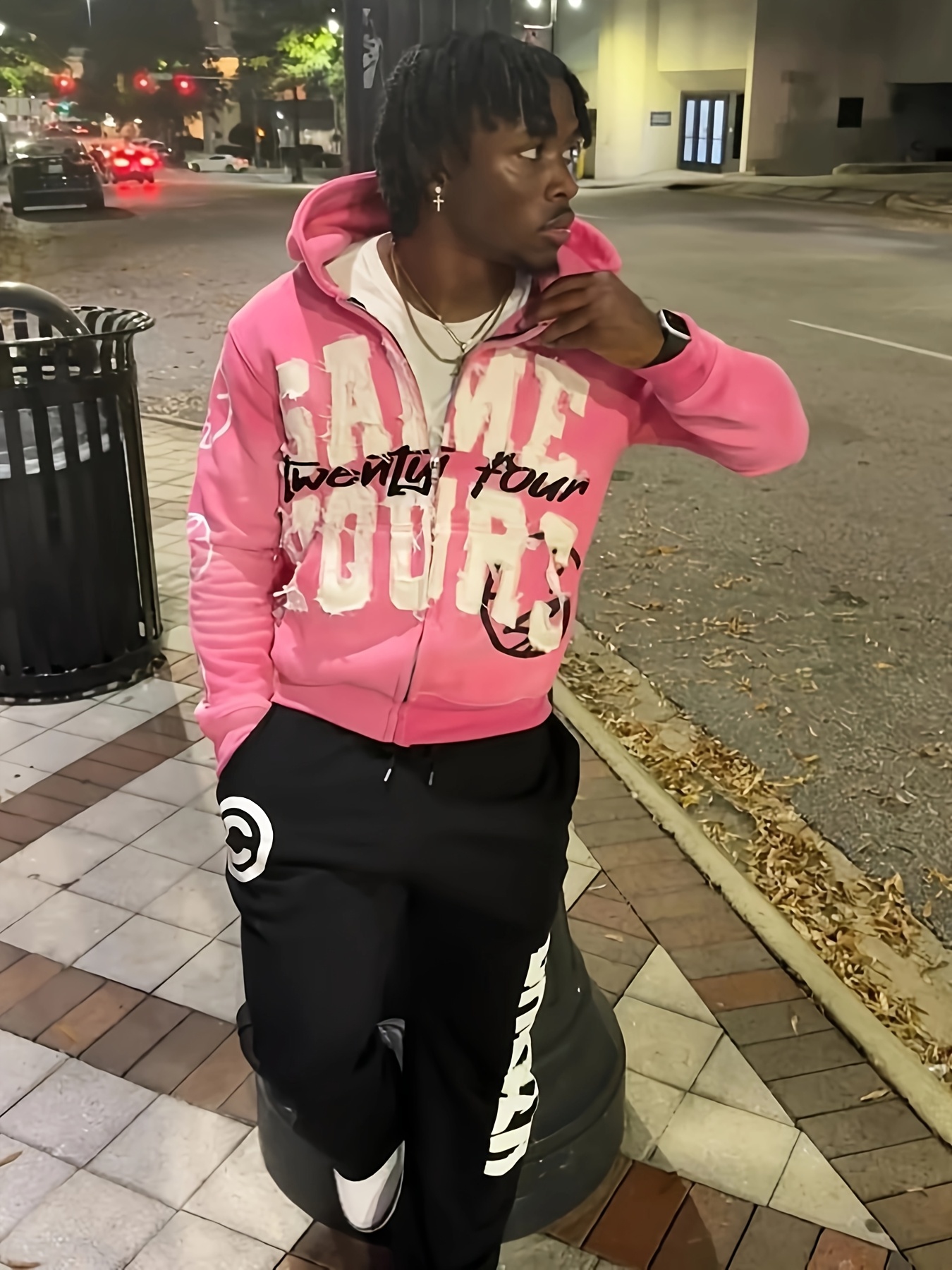 y2k harajuku letter hooded sweatshirt men casual top autumn Temu