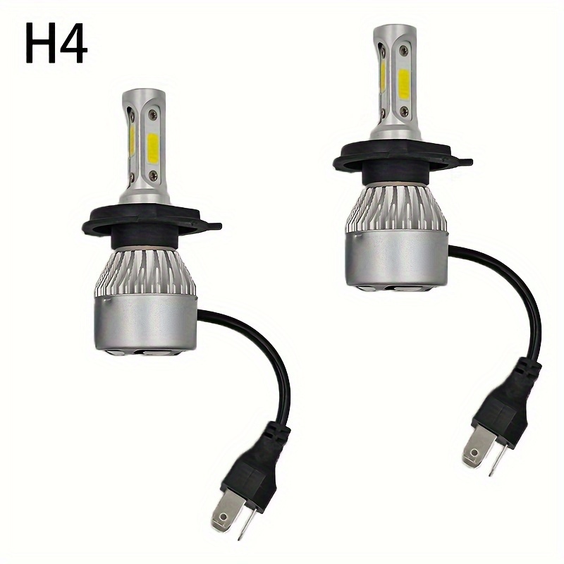 2 pièces ampoules LED forte lumière vive H4 H7 H11 9005 9006 Auto